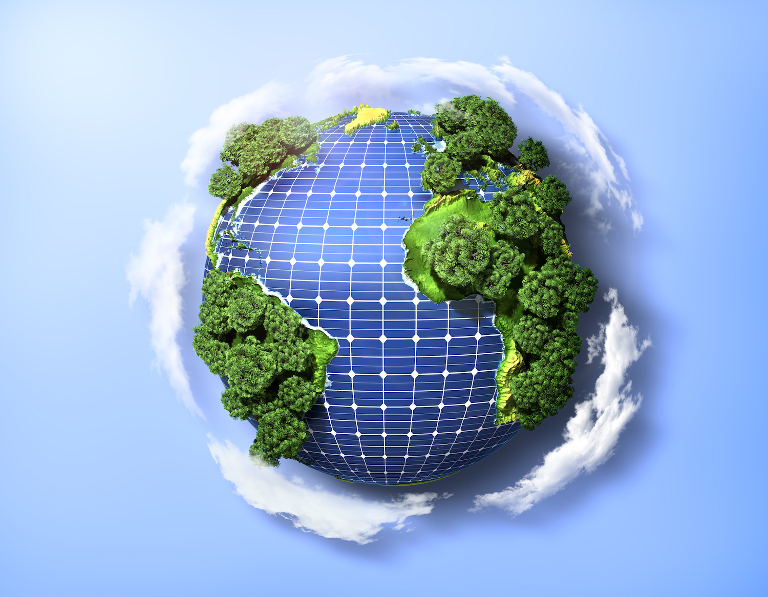 Green solar panels make clean energy more aesthetically appealing