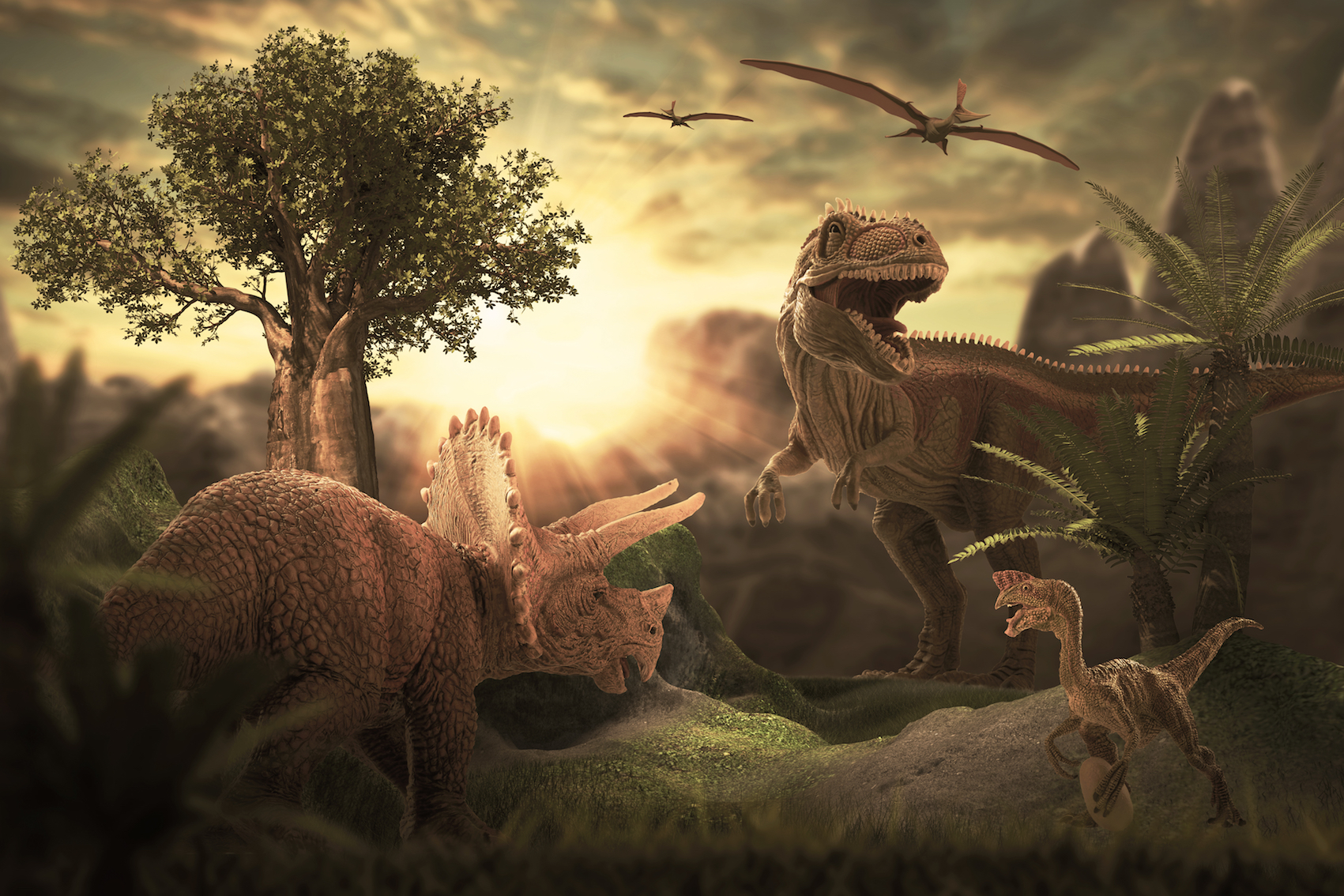 A prior mass extinction allowed dinosaurs to take over the planet