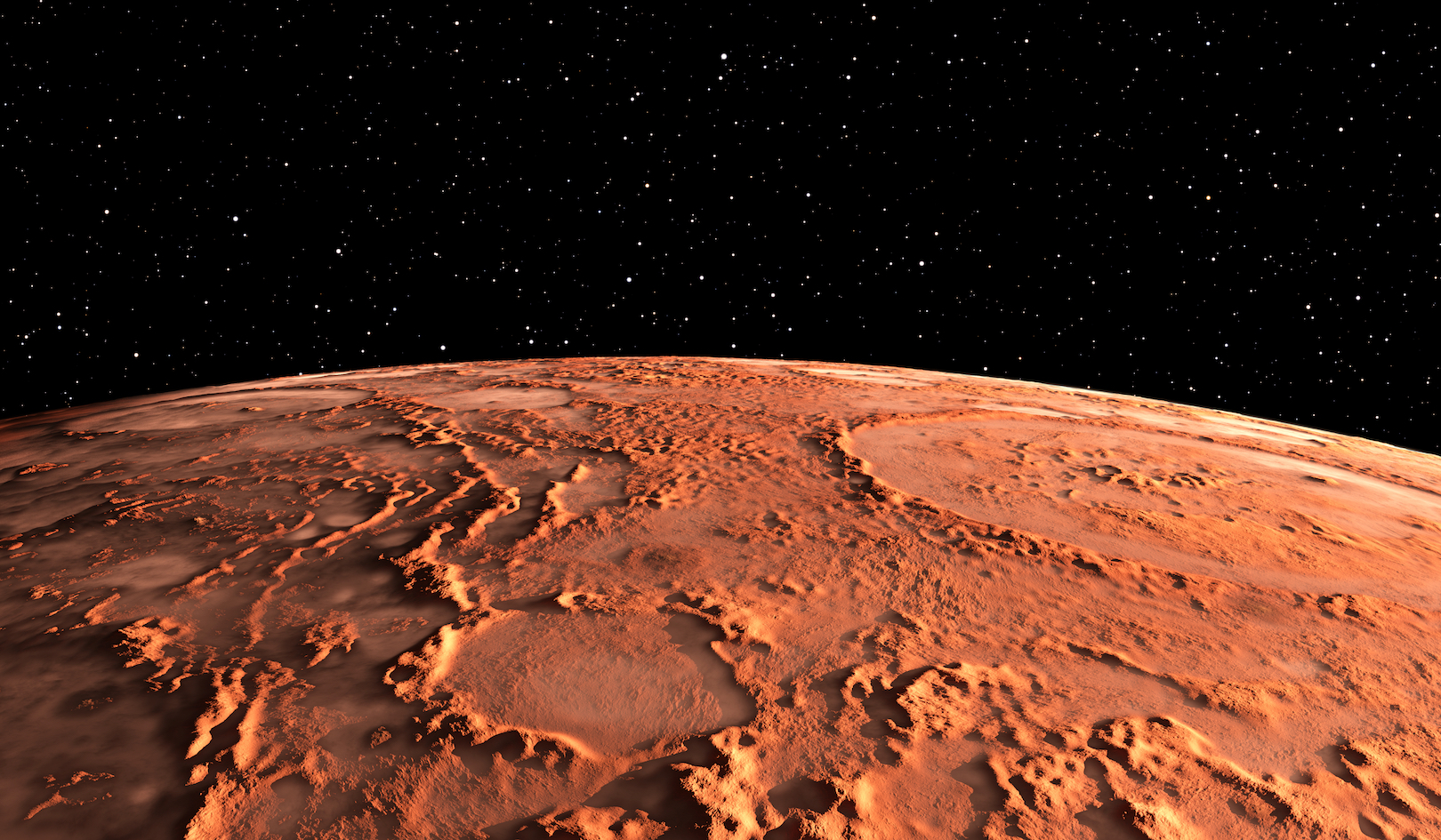 Large lake of water detected beneath the surface of Mars