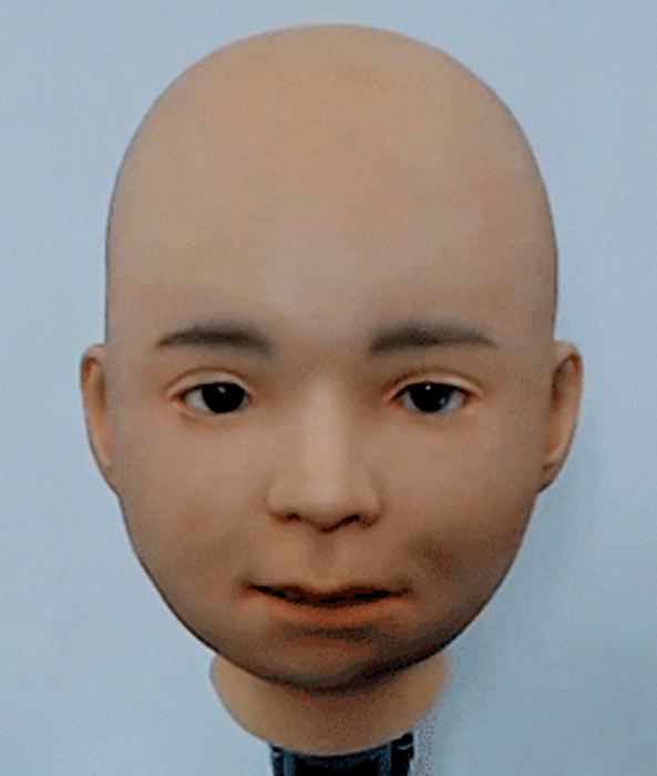 Android kid "Nikola" can express basic emotions