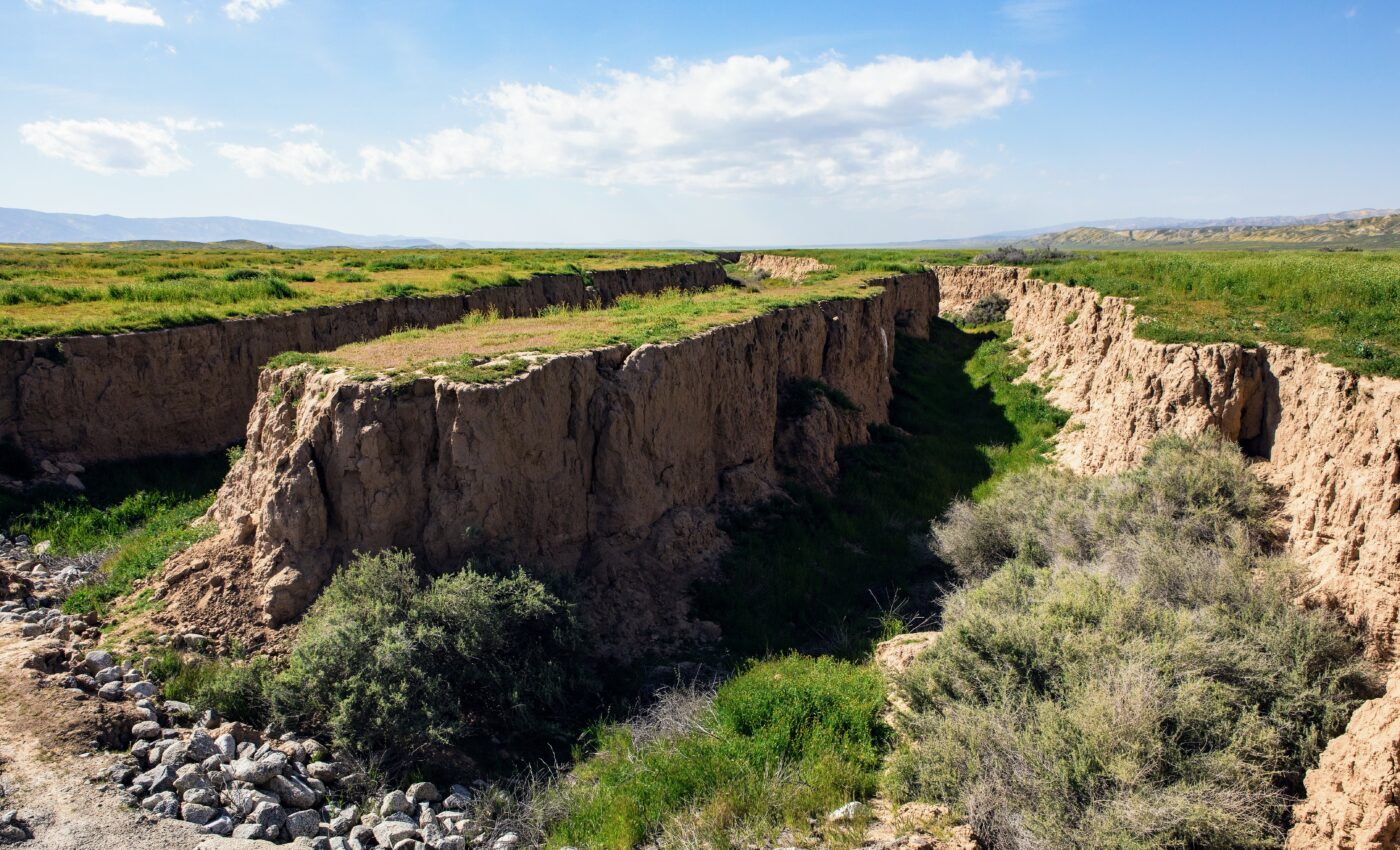 Slow-moving section of the San Andreas Fault could produce major activity