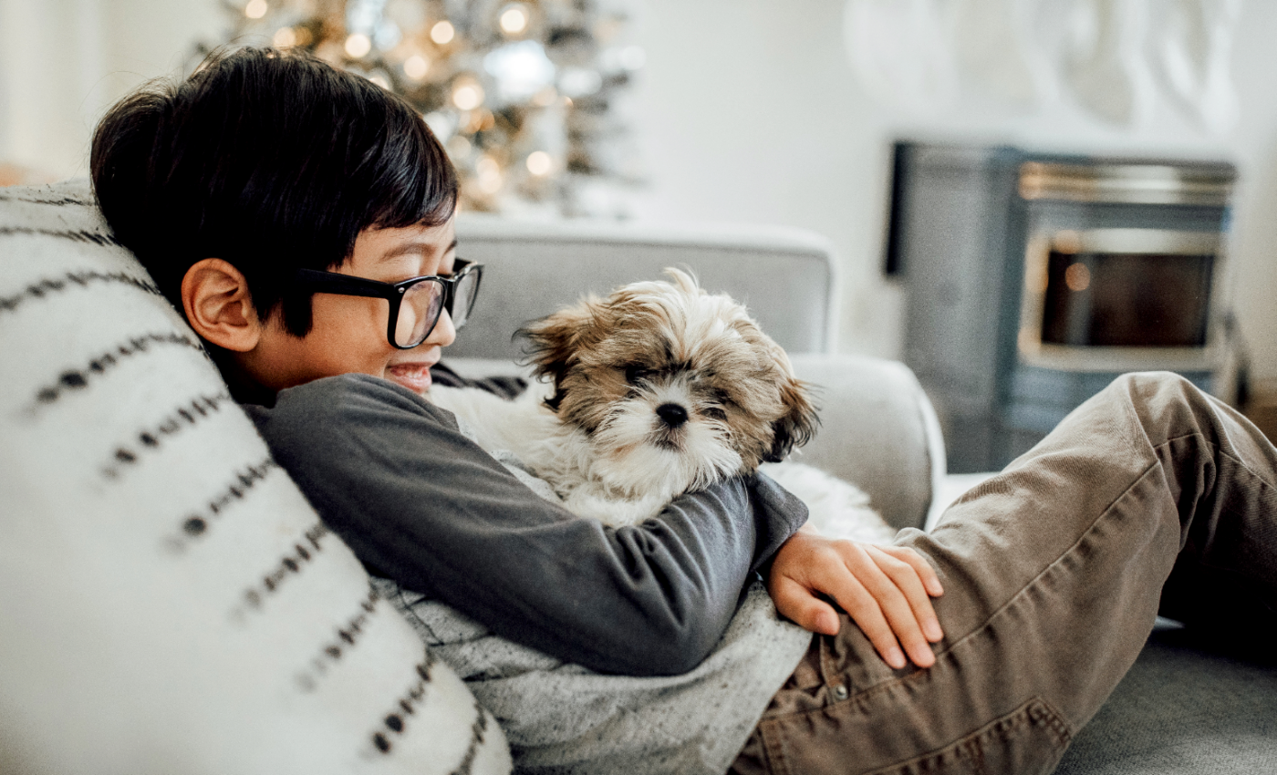 Dog-assisted interventions reduce stress in children