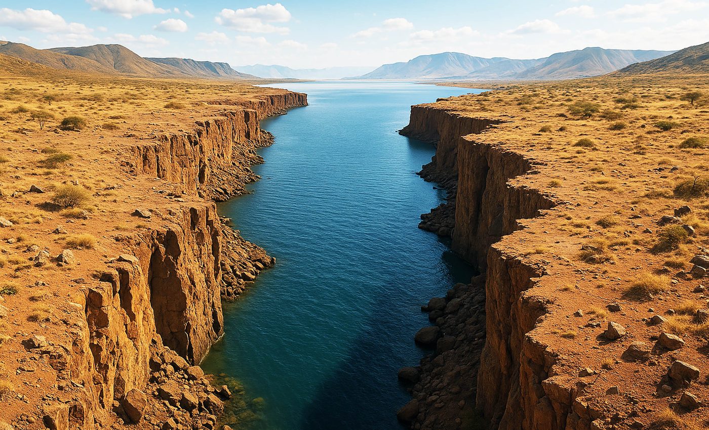 Entire continent is splitting open and forming 'an ocean basin' like the Red Sea