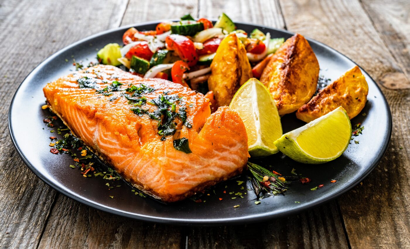 Eating salmon can help lower your cholesterol