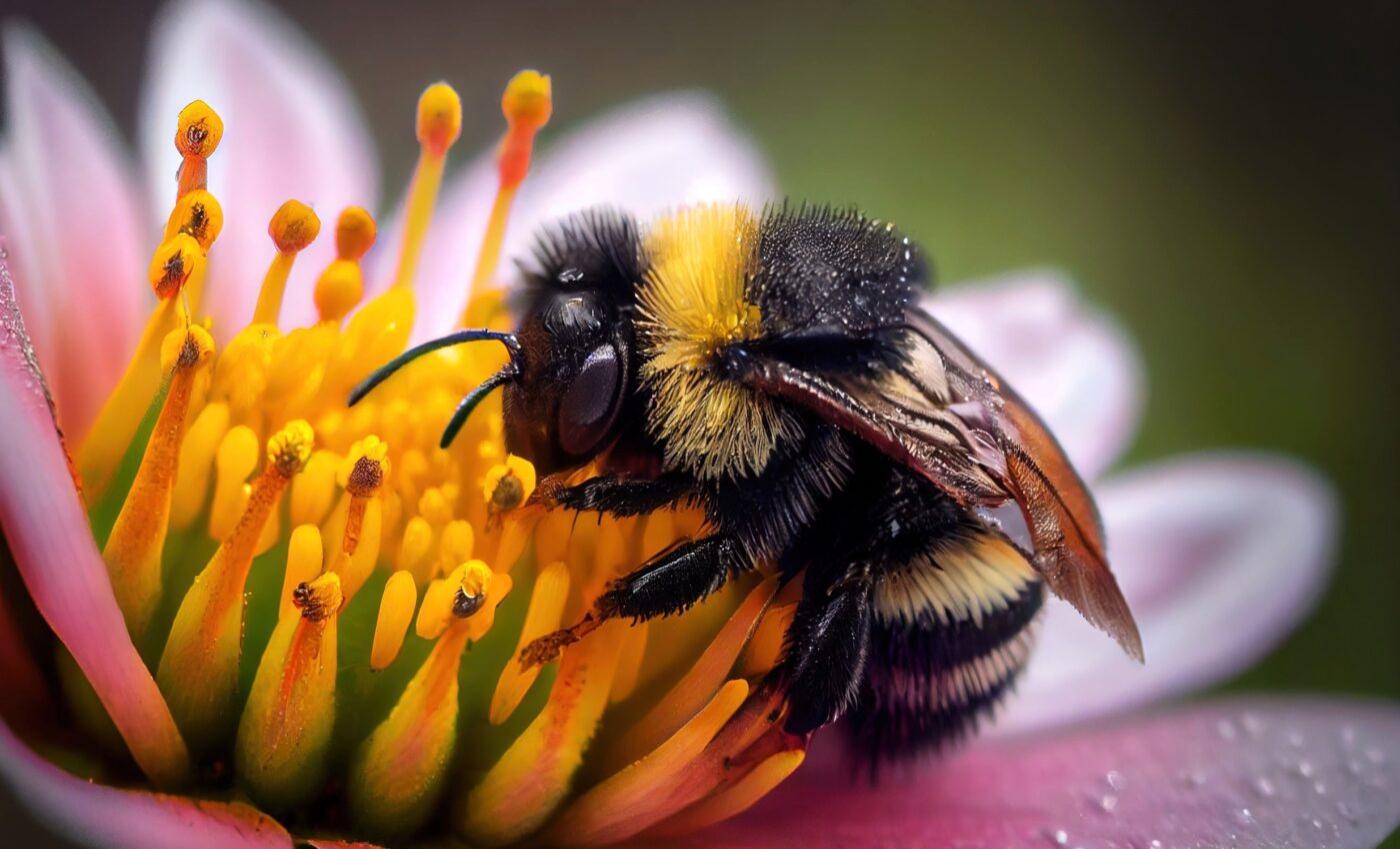 Can bumblebees hold their breath and survive underwater?