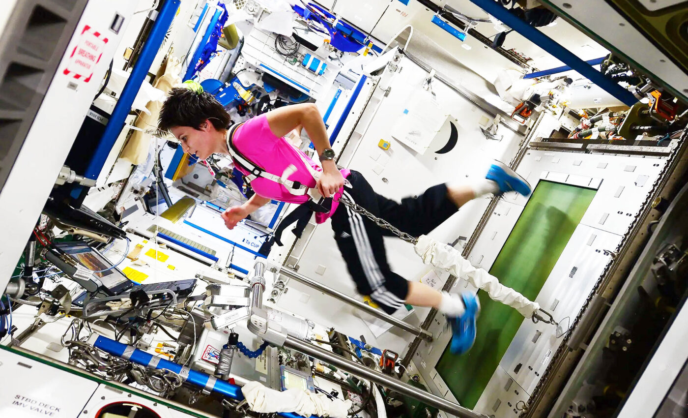 How astronauts exercise to stay fit and healthy in space