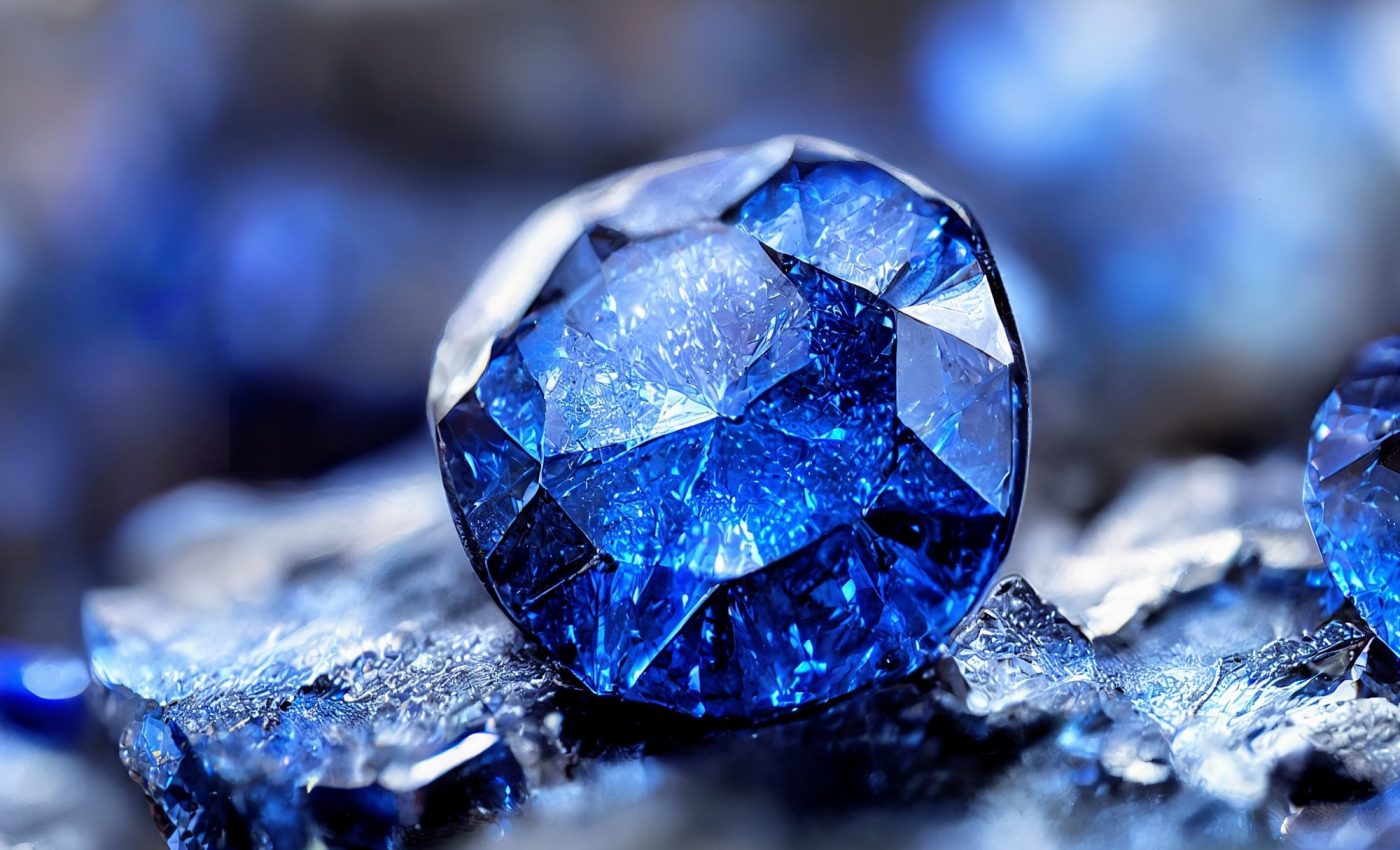 How blue sapphires form amidst fiery volcanic activity