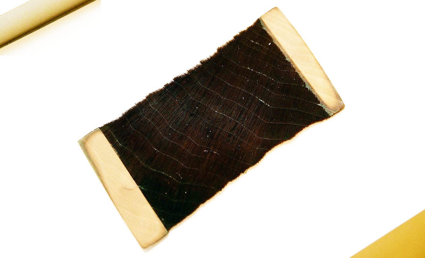 New super-black 'wonder wood' called Nyxlon absorbs almost all light