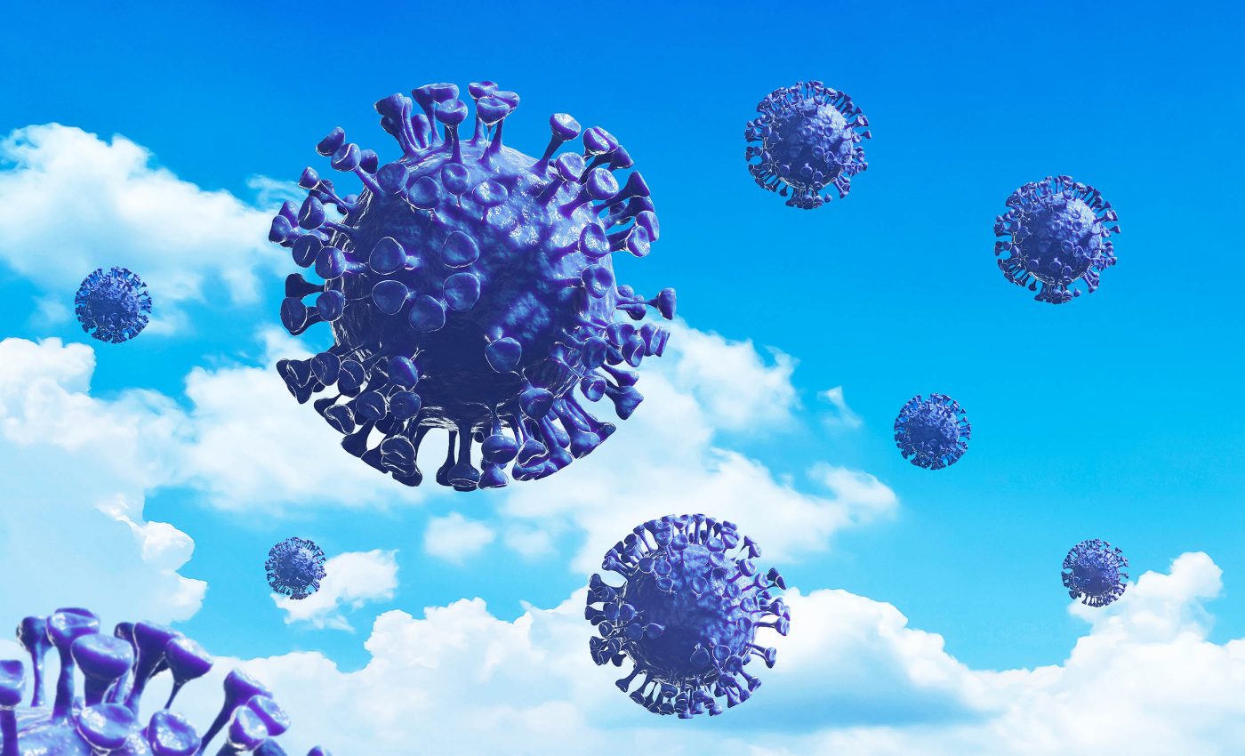 Toxic microbes can travel thousands of miles through the air