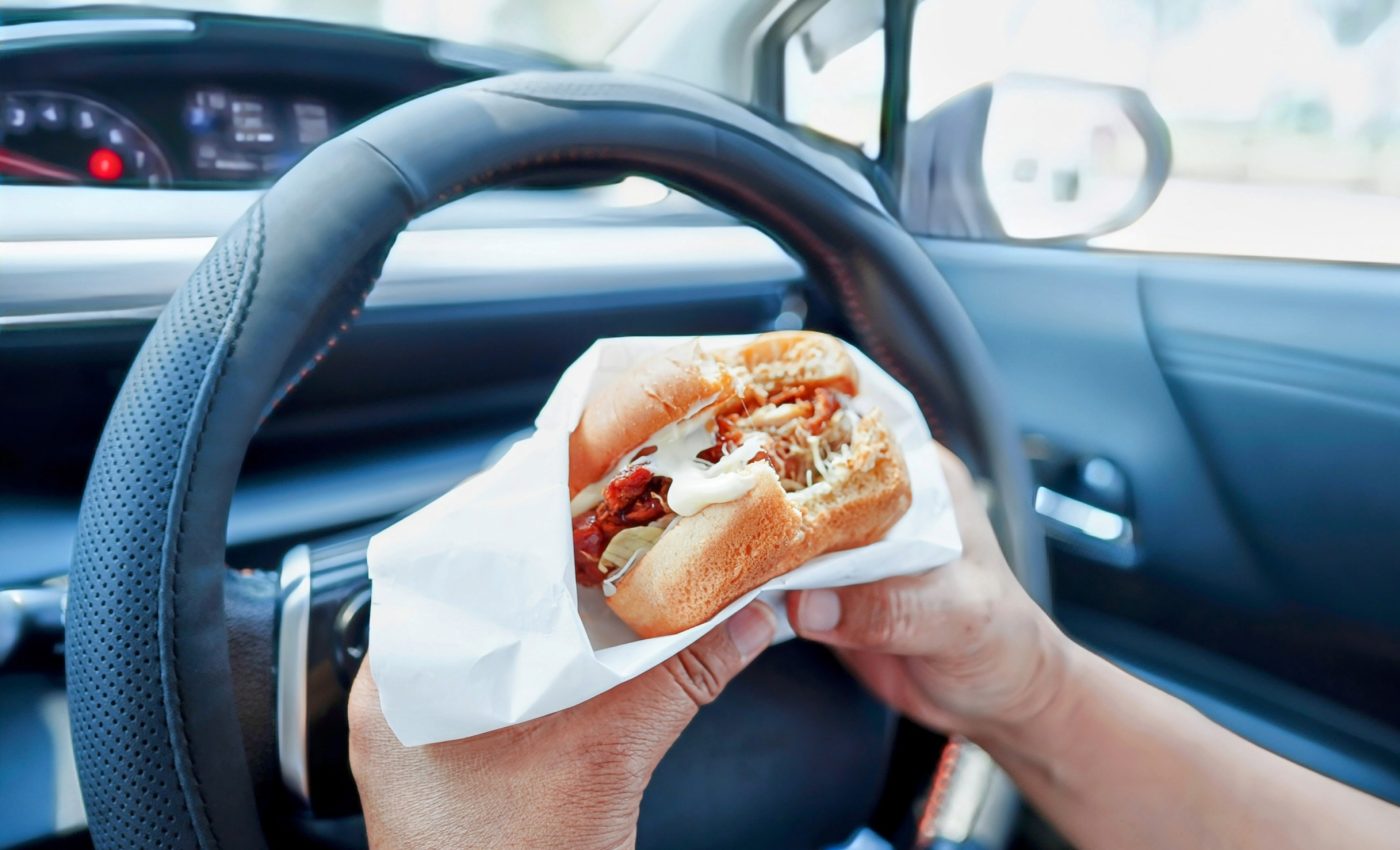 Driving in traffic is linked to health issues and bad eating habits