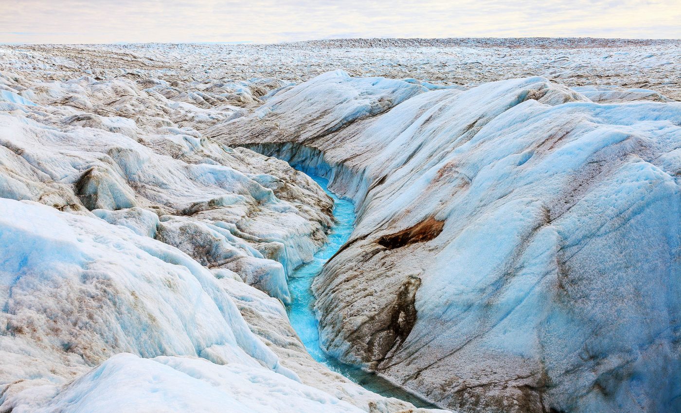 Greenland's ice sheet is cracking and literally falling apart at a very alarming rate