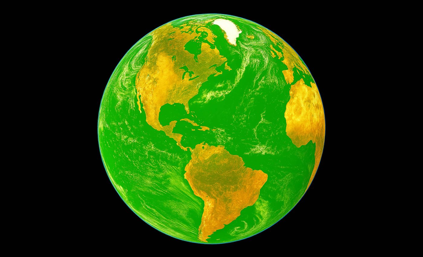 Earth was once a "Green Marble" before its oceans turned blue