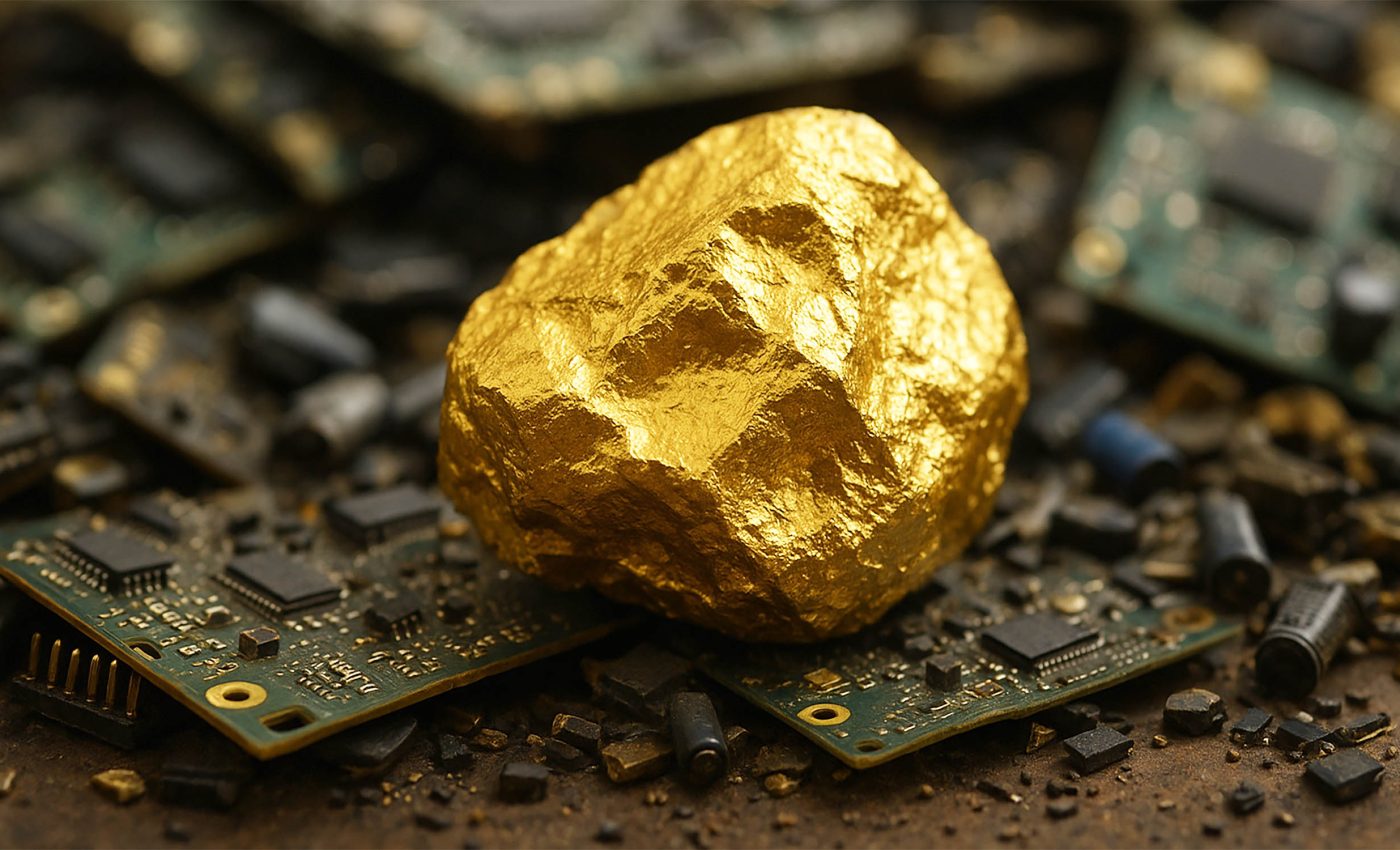 Invention turns e-waste into 22-carat gold nuggets instead of toxic trash