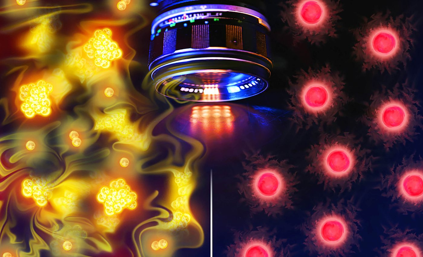 Images of single atoms moving freely through space captured for the first time