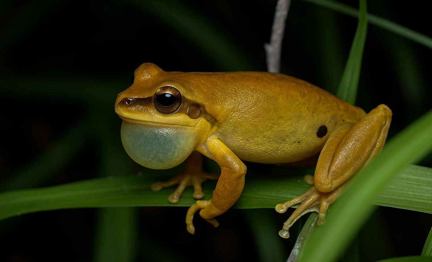'Whistling' forest frogs recently discovered may be wiped out before we learn about them