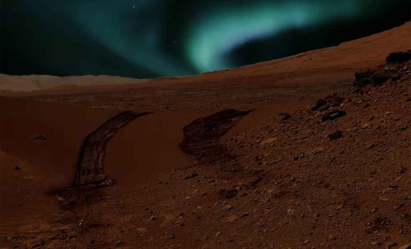 First visible-light auroras seen on Mars, captured by the Perseverance rover