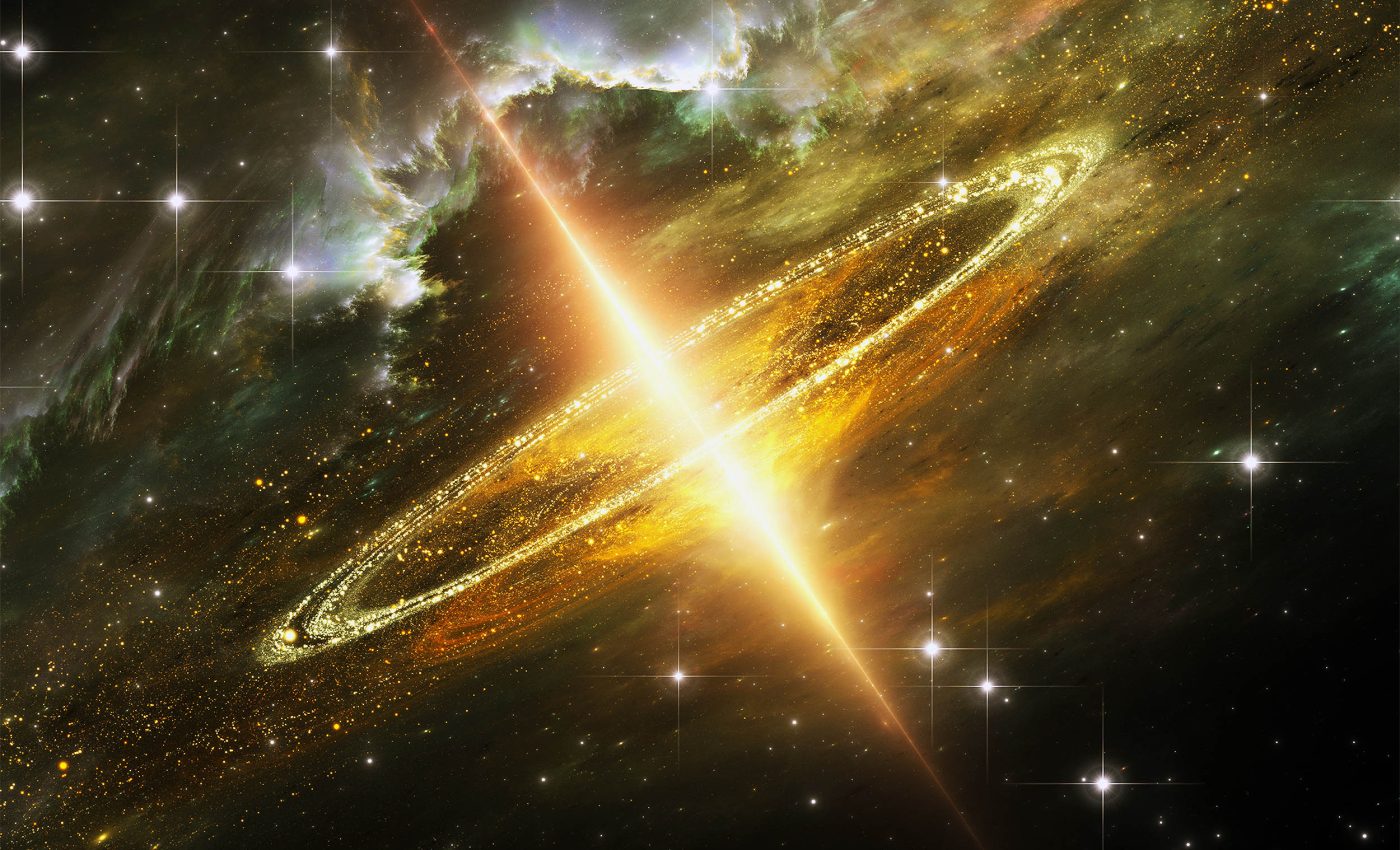 Astronomers watched an entire galaxy "turn on the lights" and awaken in real-time