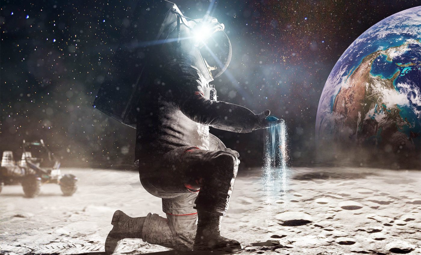 Moon volcanoes left sparkling clues behind in the form of tiny glass beads