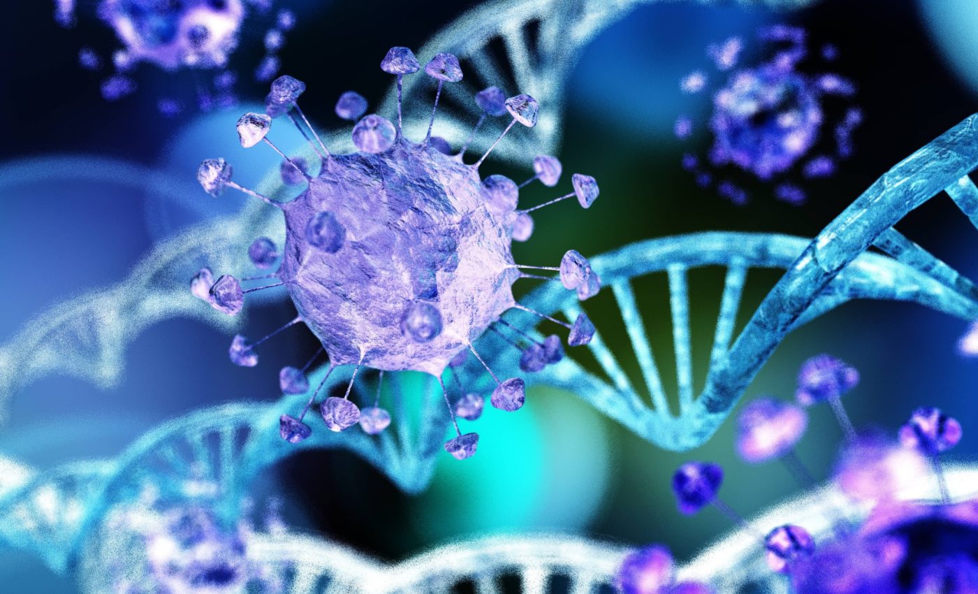 Herpes virus reshapes human DNA within one hour of infection