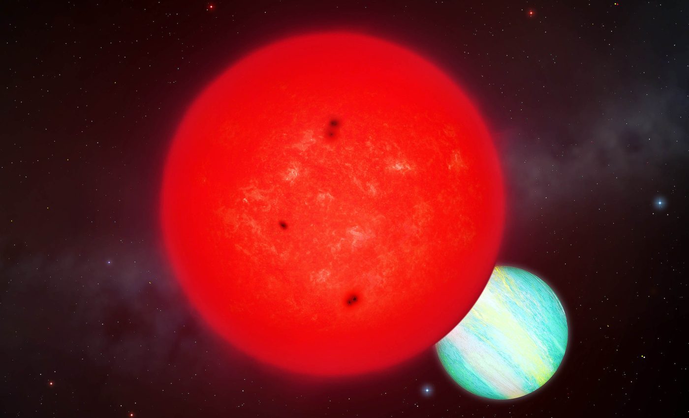 Astronomers discover a tiny star with a giant planet that should not exist