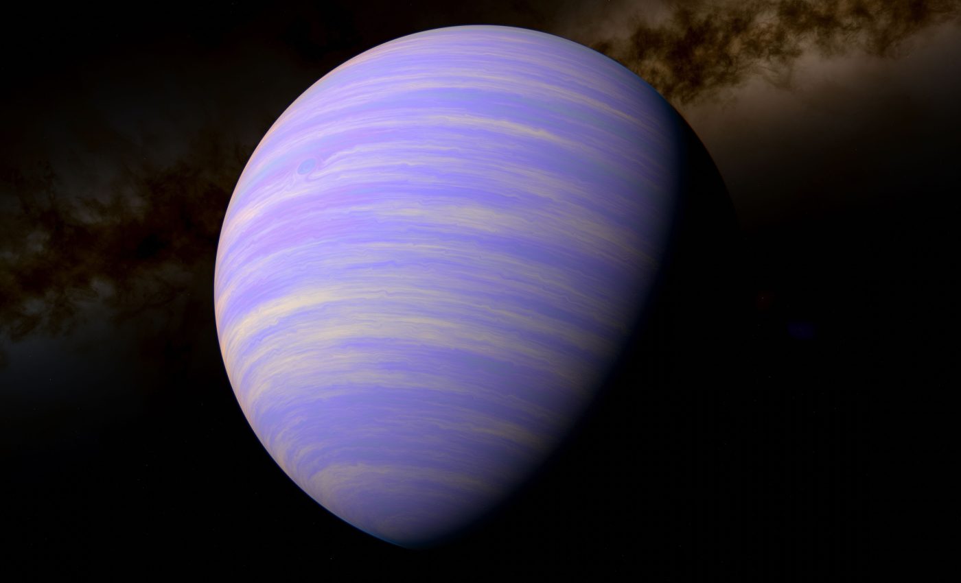 Microlensing trick reveals a rare gas giant exoplanet