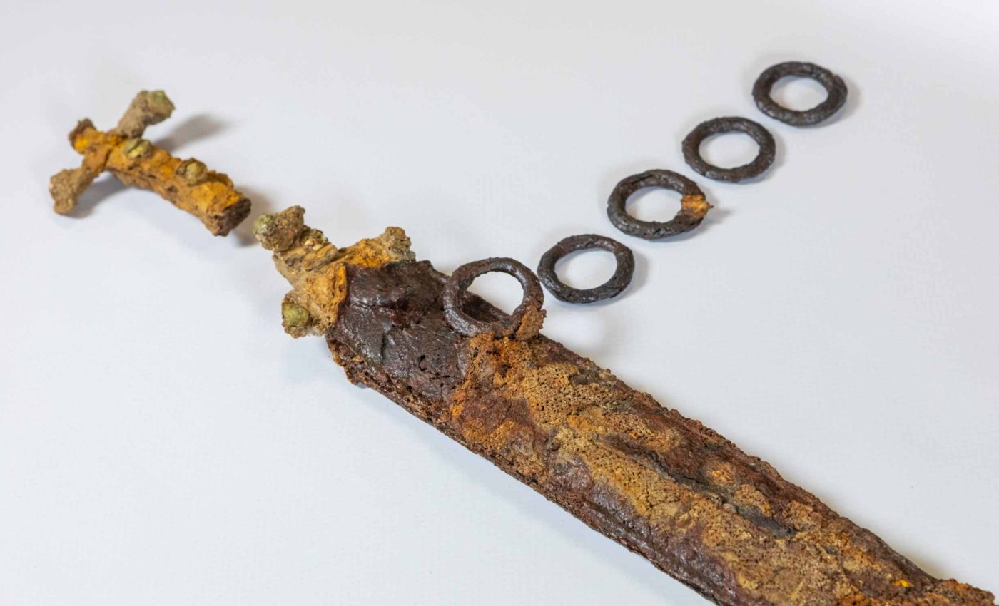 Archaeologists find 2,300-year-old swords adorned with gems and ancient symbols