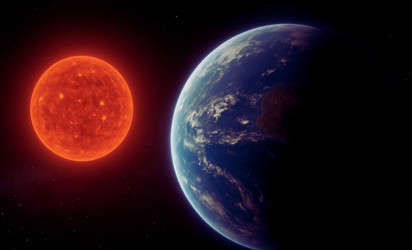 NASA discovers a 'super-Earth' with possible oceans orbiting a nearby red dwarf star