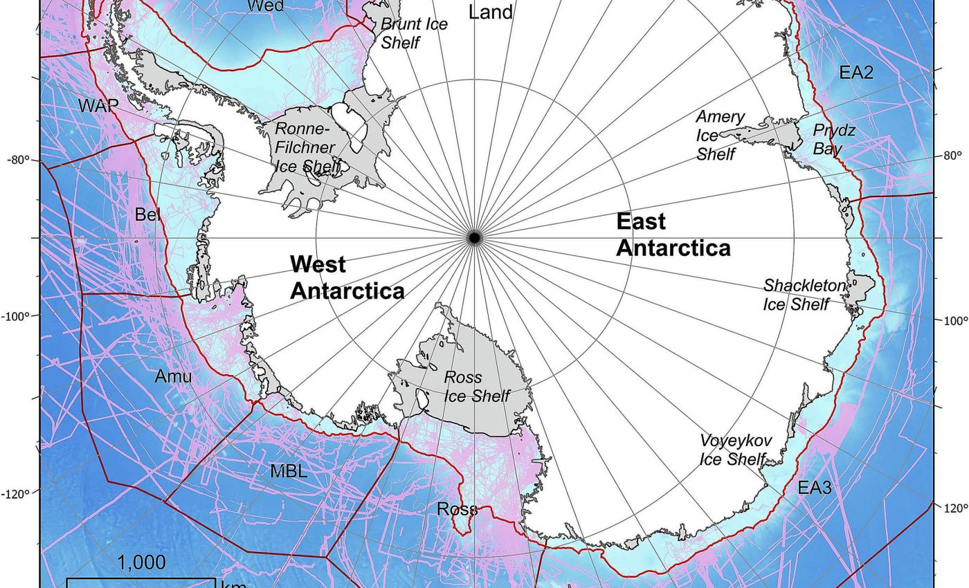 Antarctica is hiding hundreds of massive underwater canyons