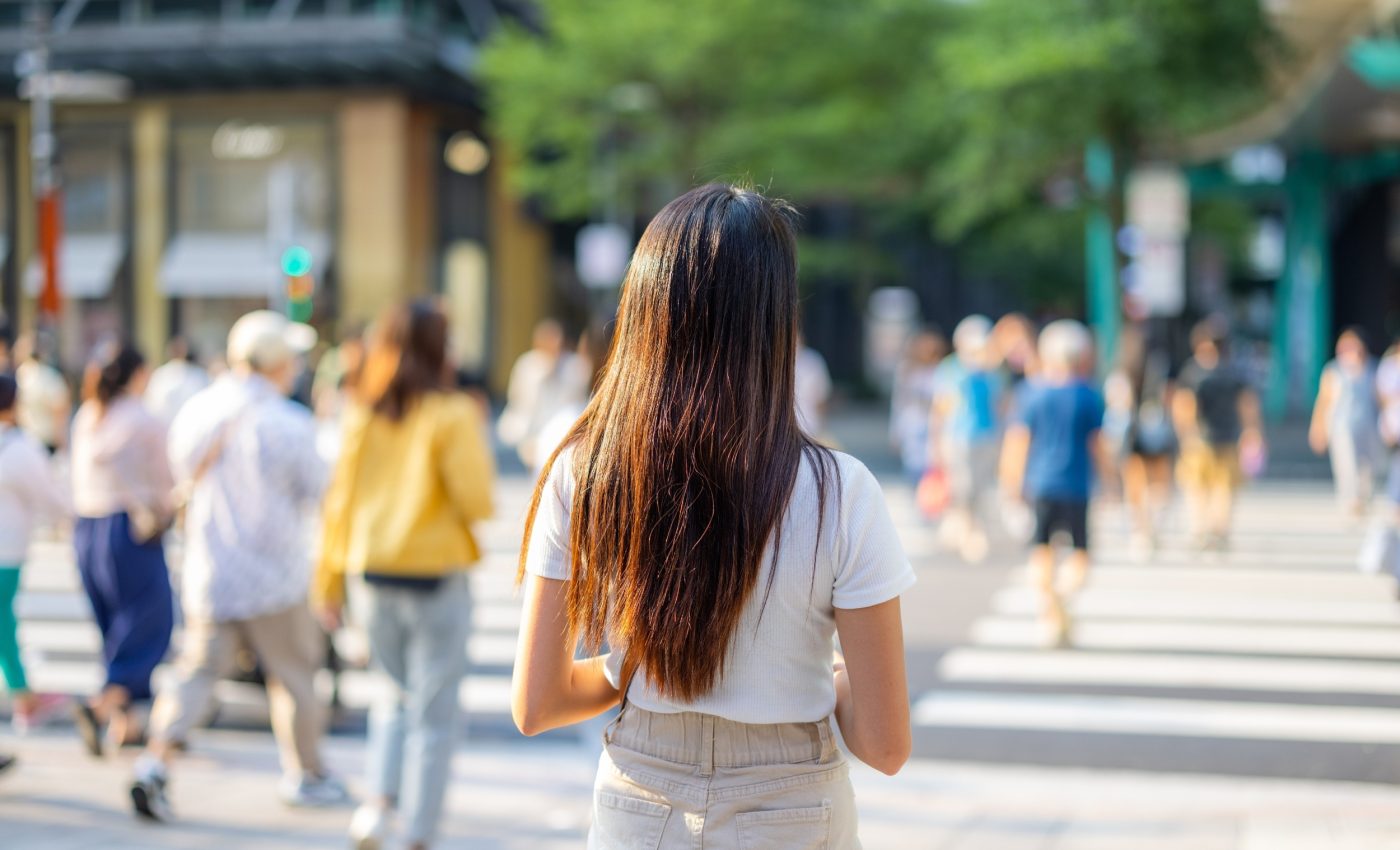 Fewer people are stopping to talk in city spaces