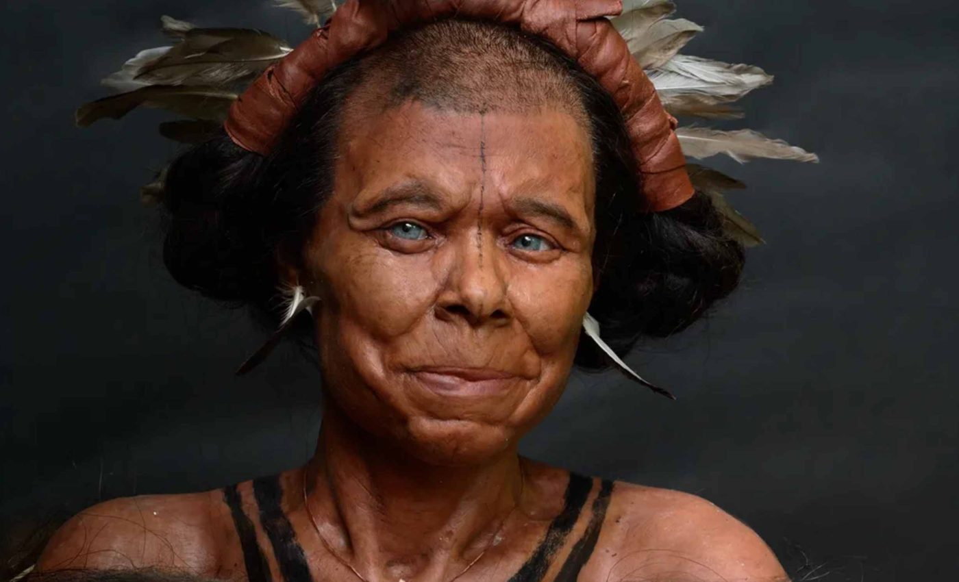 Scientists reconstruct the face of a hunter-gatherer who lived 10,500 years ago