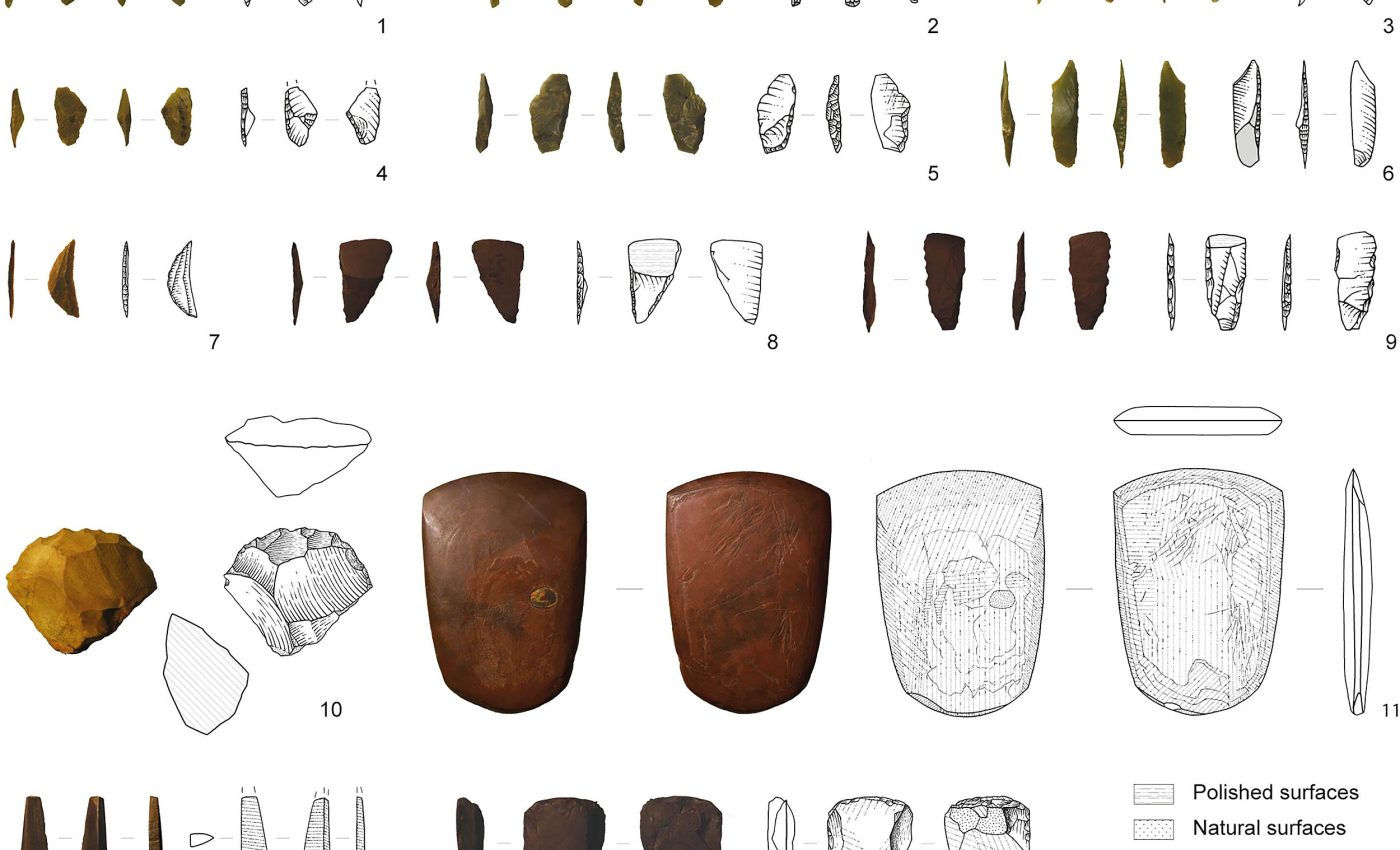 Archaeologists uncover a 9,000-year-old quartz tool workshop