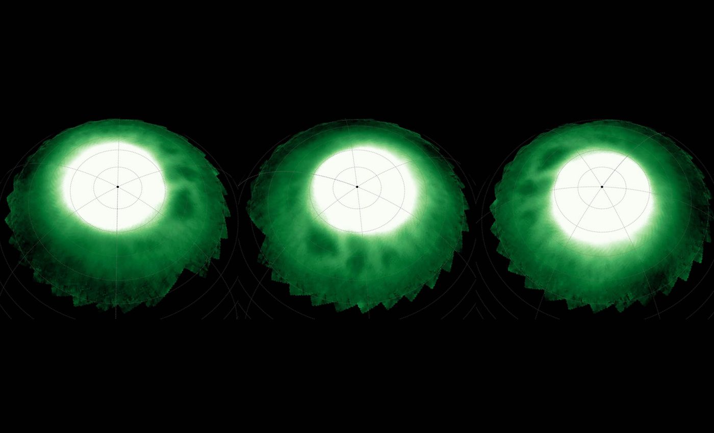 Strange beads and star shapes spotted in Saturn’s atmosphere